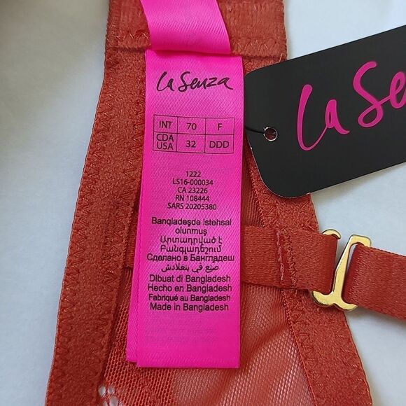 New With Tag La Senza Size 32DDD Beyond Sexy Classic Plunge Push Up Bra - Picture 11 of 13